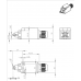 Spínač, přepínač bezpečnostní dveřní …. Kedu QKS7