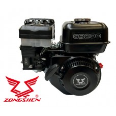 MOTOR ZONGSHEN GB200 196cc 6,5 HŘÍDEL 19mm VLHKÝ/OLEJOVÝ VZDUCHOVÝ FILTR