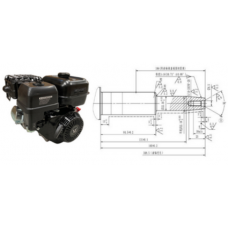 MOTOR ZONGSHEN GB420 420ccm 13,0 kónický hřídel