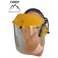 POLYKARBONÁTOVÝ OCHRANNÝ ŠTÍT S CHRÁNIČI SLUCHU