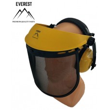 SÍŤKOVÝ OBLIČEJOVÝ ŠTÍT S CHRÁNIČI SLUCHU