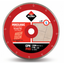 RUBI kotouč diamantový pro slinutou keramiku J-SLOT CPX 250 PRO