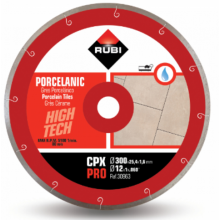 RUBI kotouč diamantový pro slinutou keramiku J-SLOT CPX 300 PRO