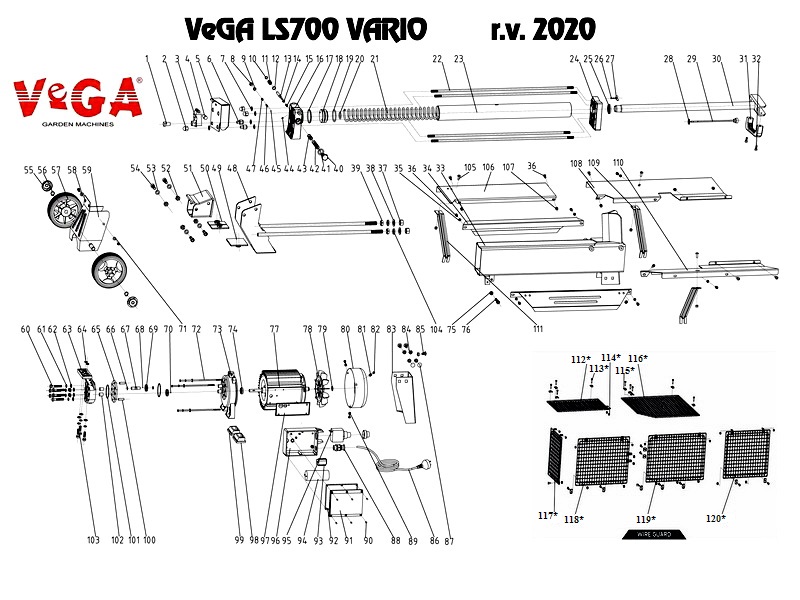 VeGA LS700 VARIO - štípač na dřevo