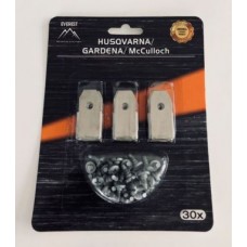 NŮŽ ROBOTICKÝCH SEKAČEK HUSQVARNA GARDENA 35mm - SADA 30 ks EVEREST A.35