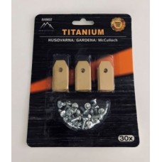 NŮŽ ROBOTICKÝCH SEKAČEK HUSQVARNA GARDENA 35mm TYTAN - SADA 30 ks EVEREST A.35